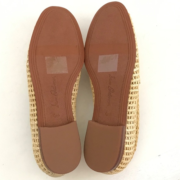 SAM EDELMAN Lowell Raffia Loafers Natural Raffia Woman’s Size 6.5 - Picture 12 of 16